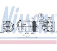 Компрессор, кондиционер NISSENS 89044 89044 NISSENS - купить в магазине запчастей по Украине