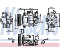 Компрессор, кондиционер NISSENS 89111 89111 NISSENS - купить в магазине запчастей по Украине
