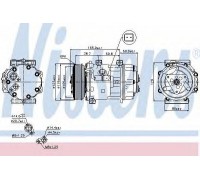 Компрессор, кондиционер NISSENS 89136 89136 NISSENS - купить в магазине запчастей по Украине