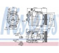 Компрессор, кондиционер NISSENS 89214 89214 NISSENS - купить в магазине запчастей по Украине