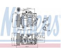 Компрессор, кондиционер NISSENS 89236 89236 NISSENS - купить в магазине запчастей по Украине