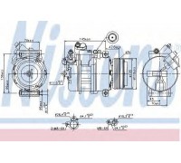Компрессор, кондиционер NISSENS 89341 89341 NISSENS - купить в магазине запчастей по Украине