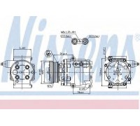 Компрессор, кондиционер NISSENS 89358 89358 NISSENS - купить в магазине запчастей по Украине