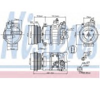 Компрессор, кондиционер NISSENS 89421 89421 NISSENS - купить в магазине запчастей по Украине