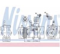 Компрессор, кондиционер NISSENS 89533 89533 NISSENS - купить в магазине запчастей по Украине