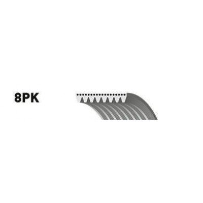 Поликлиновой ремень 8PK1475 GATES - купить в магазине запчастей по Украине
