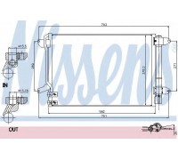 Конденсатор, кондиционер NISSENS 940238 940238 NISSENS - купить в магазине запчастей по Украине