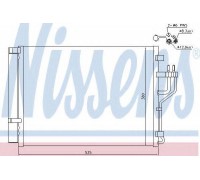 Конденсатор, кондиционер NISSENS 940353 940353 NISSENS - купить в магазине запчастей по Украине