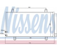 Конденсатор NISSENS 940443 940443 NISSENS - купити в магазині запчастин по Україні