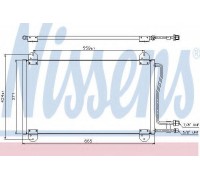Конденсатор, кондиционер NISSENS 94225 94225 NISSENS - купить в магазине запчастей по Украине
