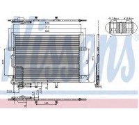 Конденсатор, кондиционер NISSENS 94614 94614 NISSENS - купить в магазине запчастей по Украине
