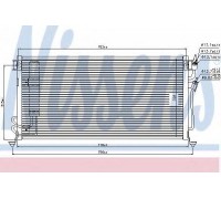 Конденсатор, кондиционер NISSENS 94748 94748 NISSENS - купити в магазині запчастин по Україні