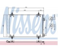 Конденсатор, кондиционер NISSENS 94826 94826 NISSENS - купить в магазине запчастей по Украине