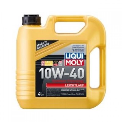 LM 4л LEICHTLAUF 10W-40HD Масло моторное полусинт. 9501 LIQUI MOLY - купити в магазині запчастин по Україні