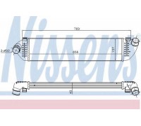 Интеркулер NISSENS 96481 96481 NISSENS - купить в магазине запчастей по Украине