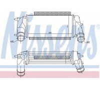 Интеркулер NISSENS 96498 96498 NISSENS - купить в магазине запчастей по Украине