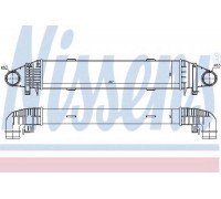 Интеркулер NISSENS 96596 96596 NISSENS - купить в магазине запчастей по Украине
