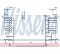 Интеркулер NISSENS 96645 96645 NISSENS - купить в магазине запчастей по Украине
