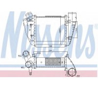 Интеркулер NISSENS 96678 96678 NISSENS - купить в магазине запчастей по Украине