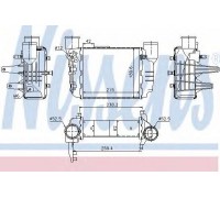Интеркулер NISSENS 96709 96709 NISSENS - купить в магазине запчастей по Украине