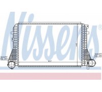 Интеркулер NISSENS 96715 96715 NISSENS - купить в магазине запчастей по Украине