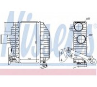 Интеркулер NISSENS 96758 96758 NISSENS - купить в магазине запчастей по Украине