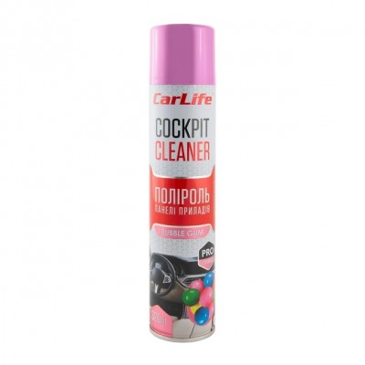 Поліроль Cockpit Cleaner 320мл / Bubble Gum CF329 CARLIFE - купити в магазині запчастин по Україні