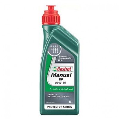 1л MANUAL EP 80W-90  API GL4 Масло трансм. минерал EBMEP80912X1L CASTROL - купити в магазині запчастин по Україні