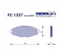 Комплект тормозных колодок, дисковый тормоз FRICO FC 1337 FC1337 FRICO - купить в магазине запчастей по Украине
