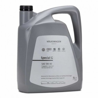 VAG Special G 5W-40 5л (502.00 / 505.00) GS55502M4 VOLKSWAGEN - купити в магазині запчастин по Україні