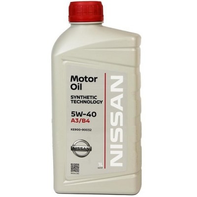 Масло 5W40 1л (A3/B4, SN/CF) KE90090032 NISSAN - купити в магазині запчастин по Україні