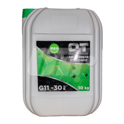 Антифриз STANDARD -30 G11 (Зелений) 10л QT5523010 QT-OIL - купити в магазині запчастин по Україні