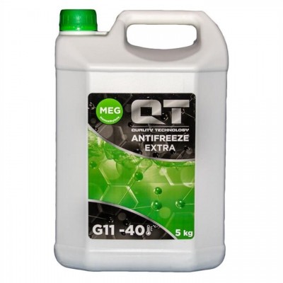 Антифриз EXTRA -40 G11 зелений 5кг QT562405 QT-OIL - купити в магазині запчастин по Україні