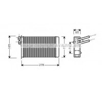 Теплообменник, отопление салона AVA QUALITY COOLING AI6097 AI6097 AVA QUALITY COOLING - купить в магазине запчастей по Украине