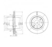 Тормозной диск DELPHI BG2387 BG2387 DELPHI - купить в магазине запчастей по Украине