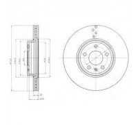 Тормозной диск DELPHI BG4079C BG4079C DELPHI - купить в магазине запчастей по Украине