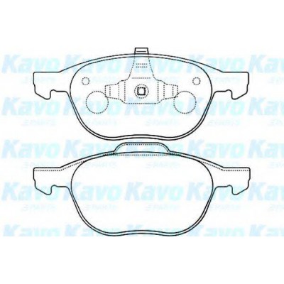 Комплект тормозных колодок, дисковый тормоз BP4555 KAVO PARTS - купить в магазине запчастей по Украине