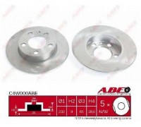 Тормозной диск ABE C4W000ABE C4W000ABE ABE - купить в магазине запчастей по Украине