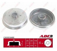Тормозной барабан ABE C60003ABE C60003ABE ABE - купить в магазине запчастей по Украине