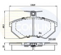 CBP0511 COMLINE - купити в магазині запчастин по Україні