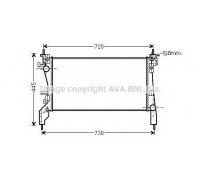 CNA2266 AVA QUALITY COOLING - купить в магазине запчастей по Украине