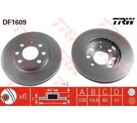DF1609 TRW - купить в магазине запчастей по Украине