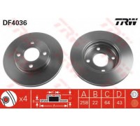 DF4036 TRW - купить в магазине запчастей по Украине
