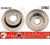 Тормозной диск TRW DF4823S DF4823S TRW - купить в магазине запчастей по Украине