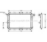 DWA2014 AVA QUALITY COOLING - купить в магазине запчастей по Украине