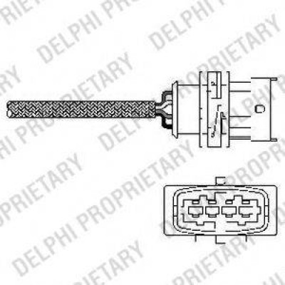 Лямбда-зонд ES1078912B1 DELPHI - купить в магазине запчастей по Украине