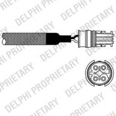 Лямбда-зонд ES1098312B1 DELPHI - купить в магазине запчастей по Украине