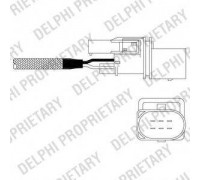 Лямбда-зонд DELPHI ES11022-12B1 ES1102212B1 DELPHI - купить в магазине запчастей по Украине