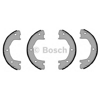 Комплект тормозных колодок, стояночная тормозная система F026008001 BOSCH - купити в магазині запчастин по Україні
