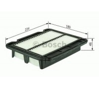 Воздушный фильтр BOSCH F 026 400 043 F026400043 BOSCH - купити в магазині запчастин по Україні